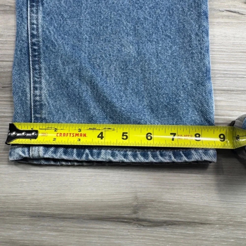 Carhartt B18 STW Traditional Fit Mens Jeans 44x30 Blue Stonewash Straight‎ Leg